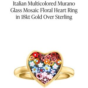 Ross & Simons Heart Ring - Size 7